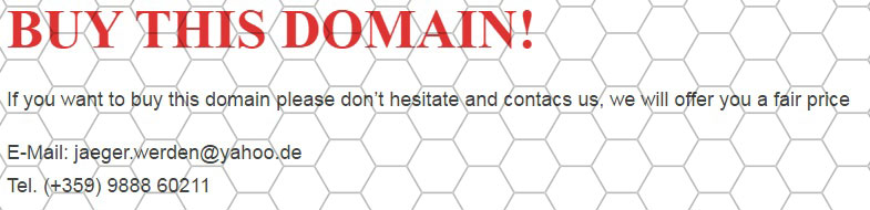 Buy that Domain! http://transdigm.de/